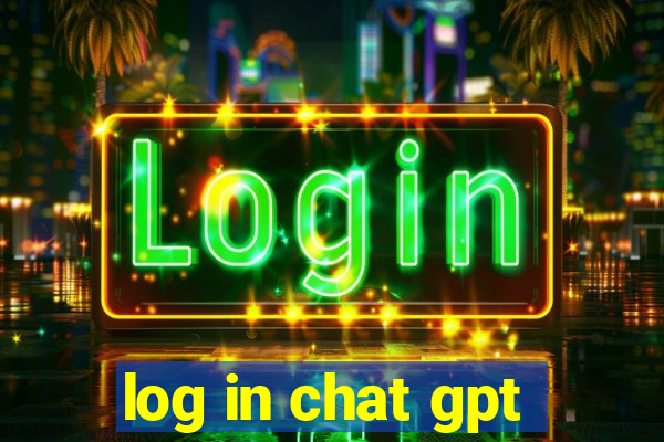 log in chat gpt